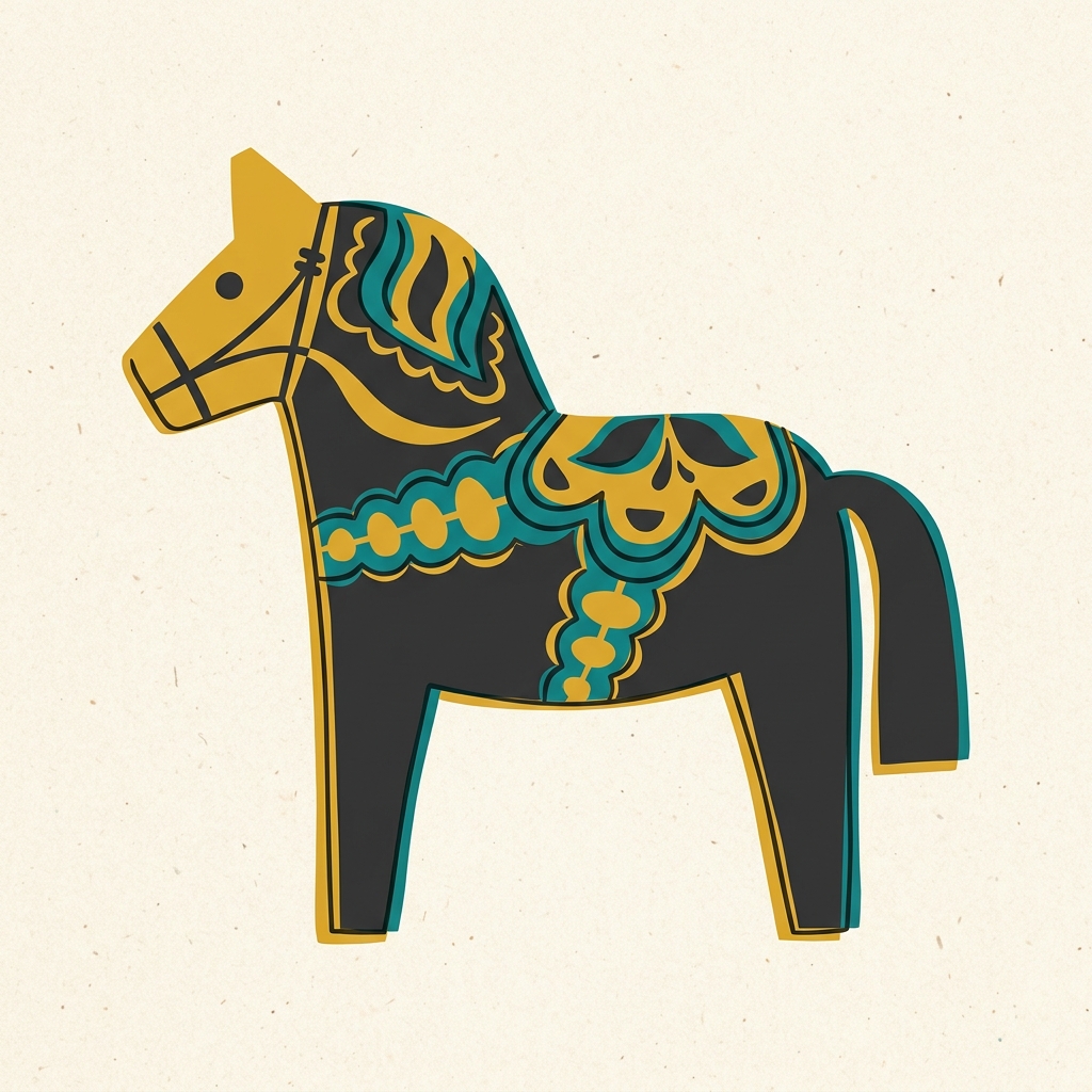 Dala horse — Swedish cultural artifact